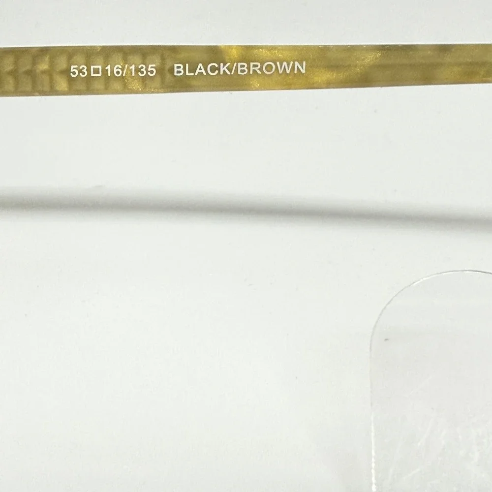 B.U.M. Equipment Sassy Eyeglasses Frames Black Brown Leopard Print 53-16-135